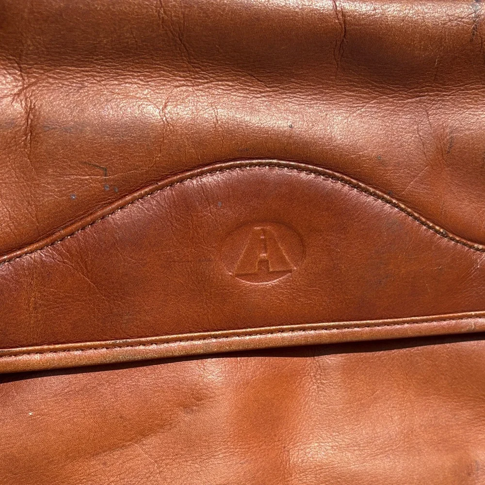 Vintage Avenues America Brown Leather Briefcase/Bag
